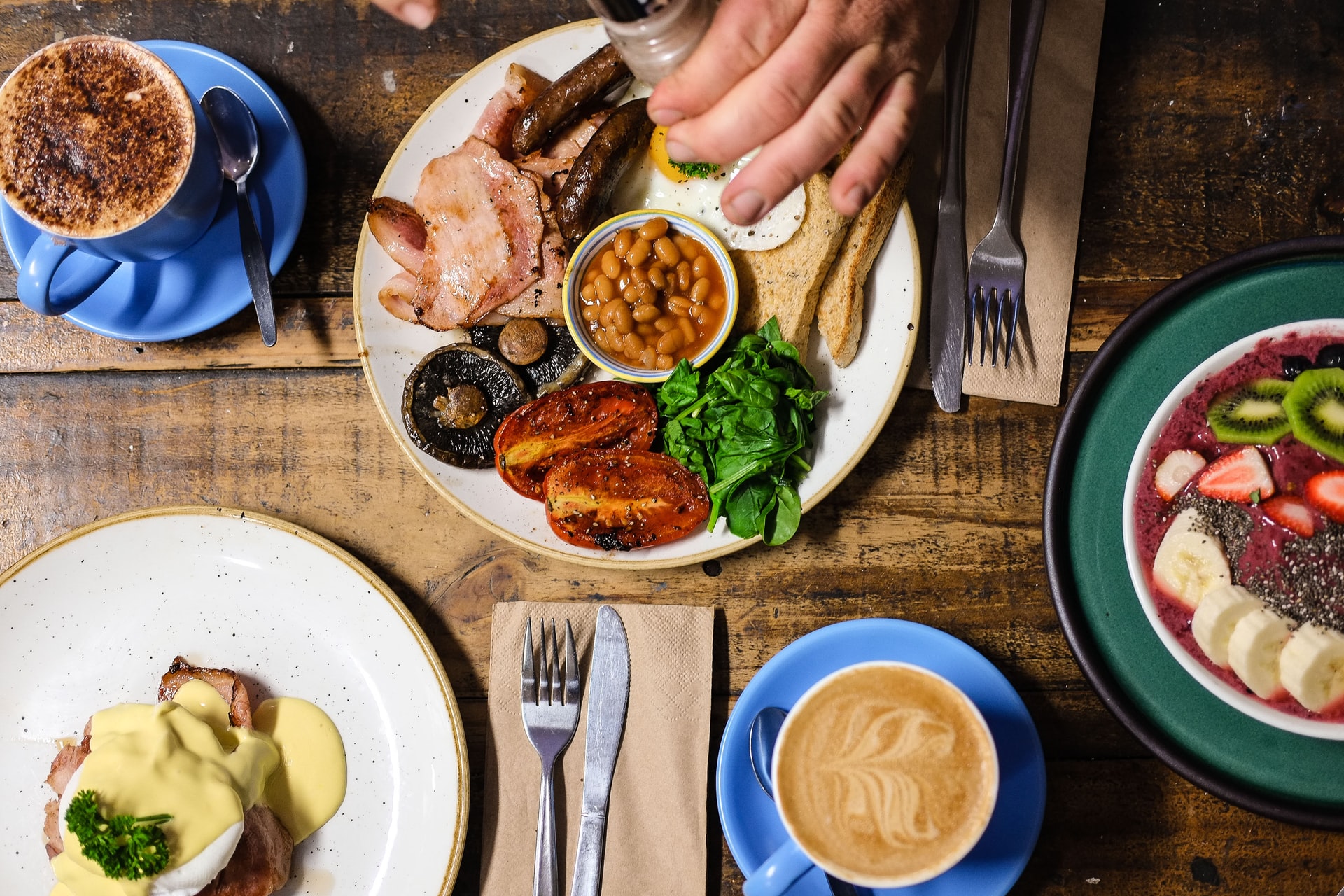 plates of food